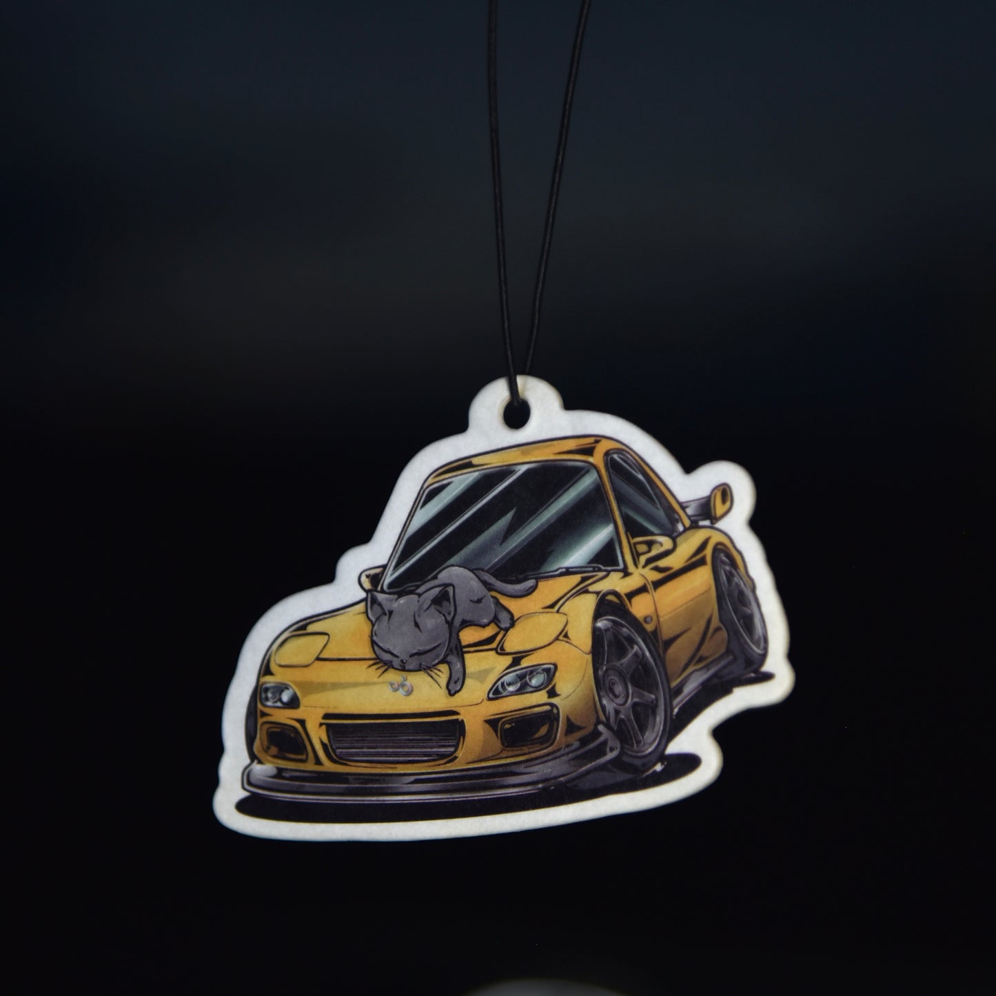 Chibi Cat & Mazda RX-7 FD Air Freshener